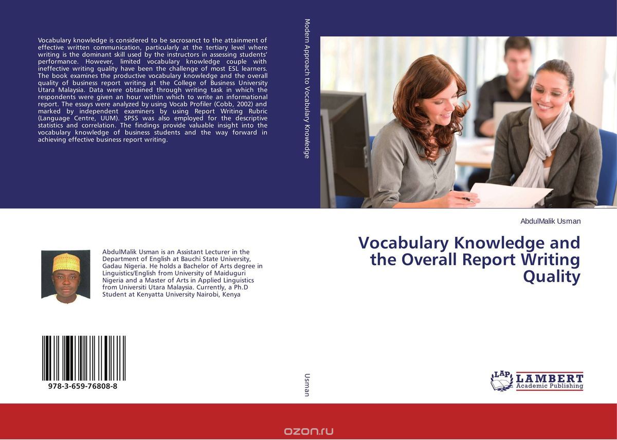 Скачать книгу "Vocabulary Knowledge and the Overall Report Writing Quality"