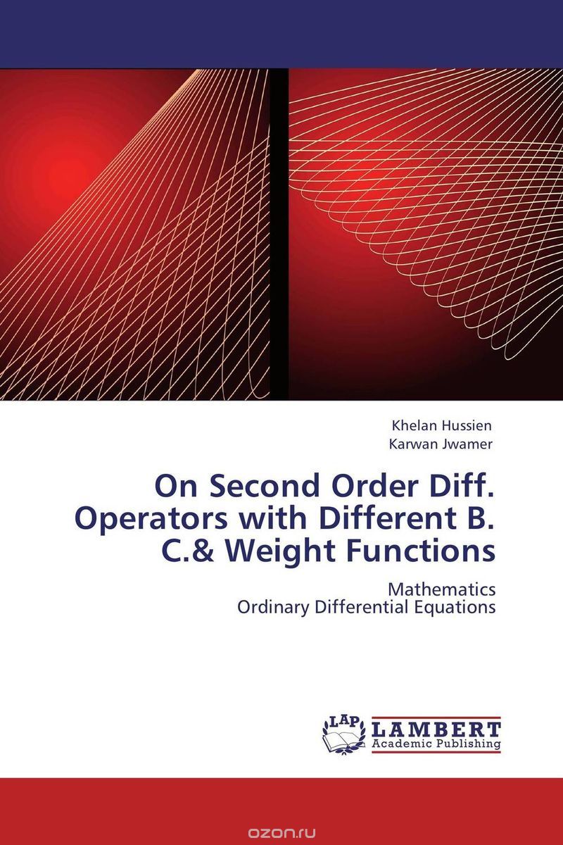 On Second Order Diff. Operators with Different B. C.& Weight Functions