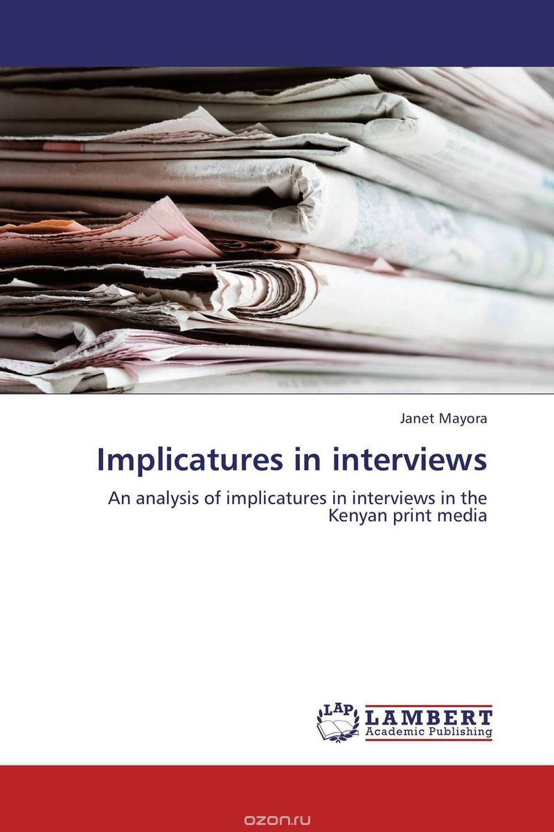 Скачать книгу "Implicatures in interviews"