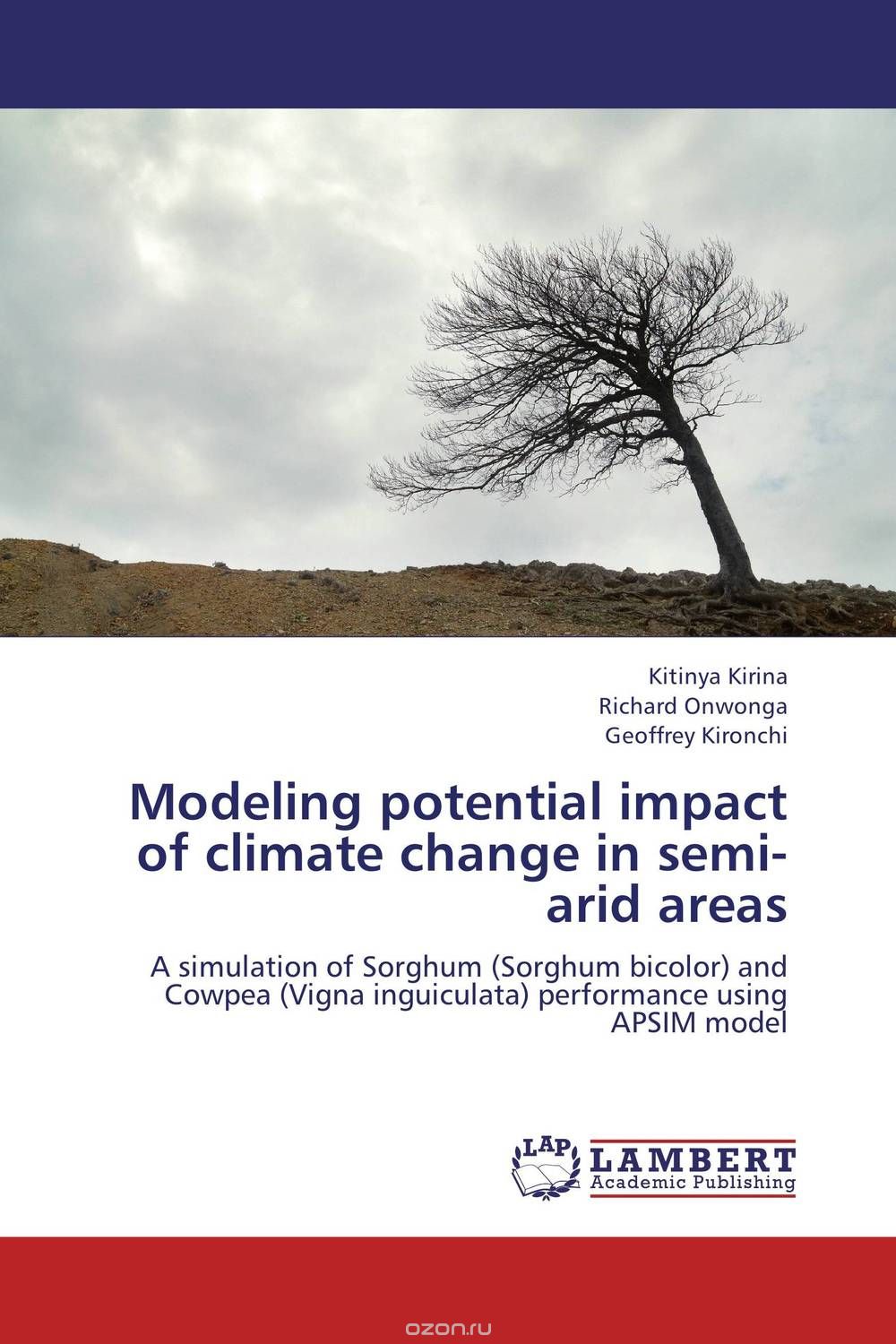 Скачать книгу "Modeling potential impact of climate change in semi-arid areas"