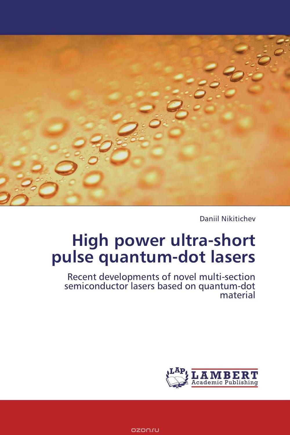 Скачать книгу "High power ultra-short pulse quantum-dot lasers"