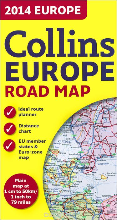 Скачать книгу "2014 Collins Europe Road Map"