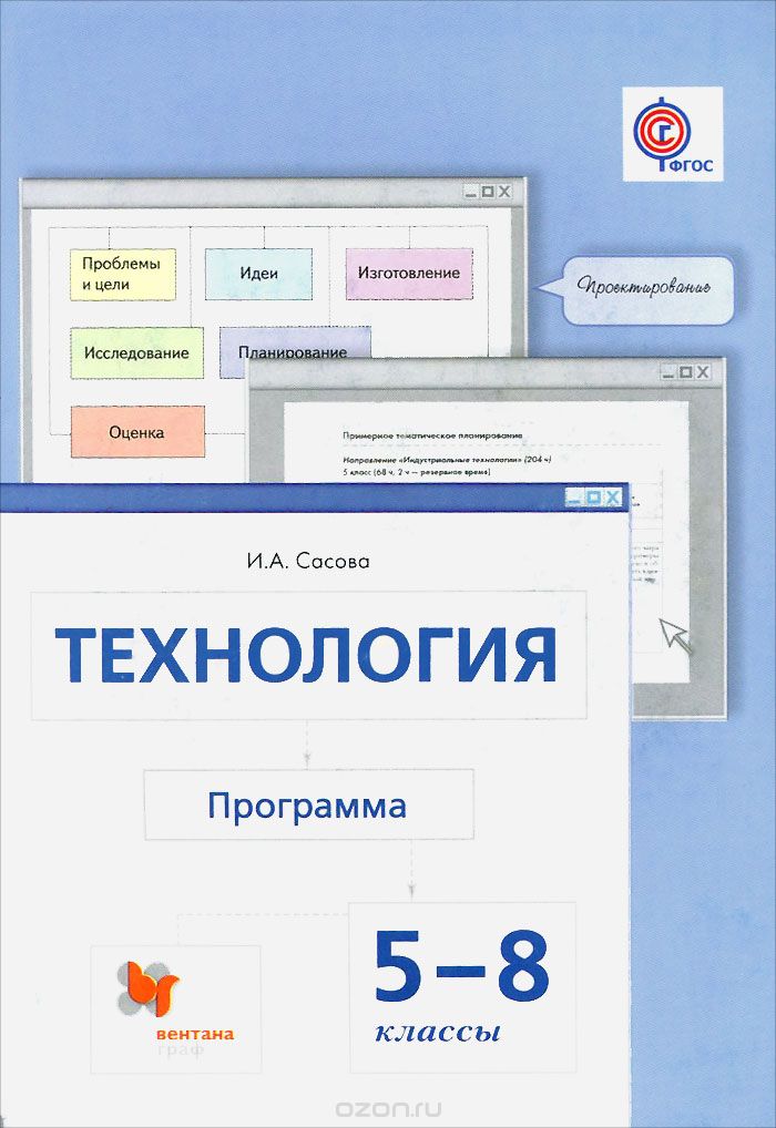 Технология. 5-8 классы. Программа (+ CD-ROM), И. А. Сасова